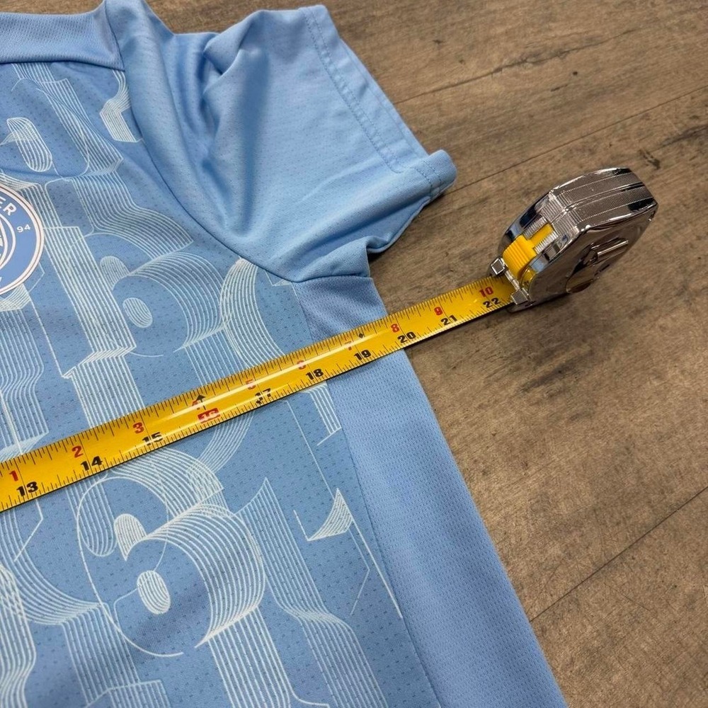 Puma Manchester City blue training jersey men's size medium soccer football - Picture 6 of 7